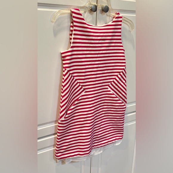 Girls~KATE SPADE NEW YORK KIDS~Vivien Dress ~Pink Stripes~Bow Accent~Size 12~078 - Picture 3 of 16